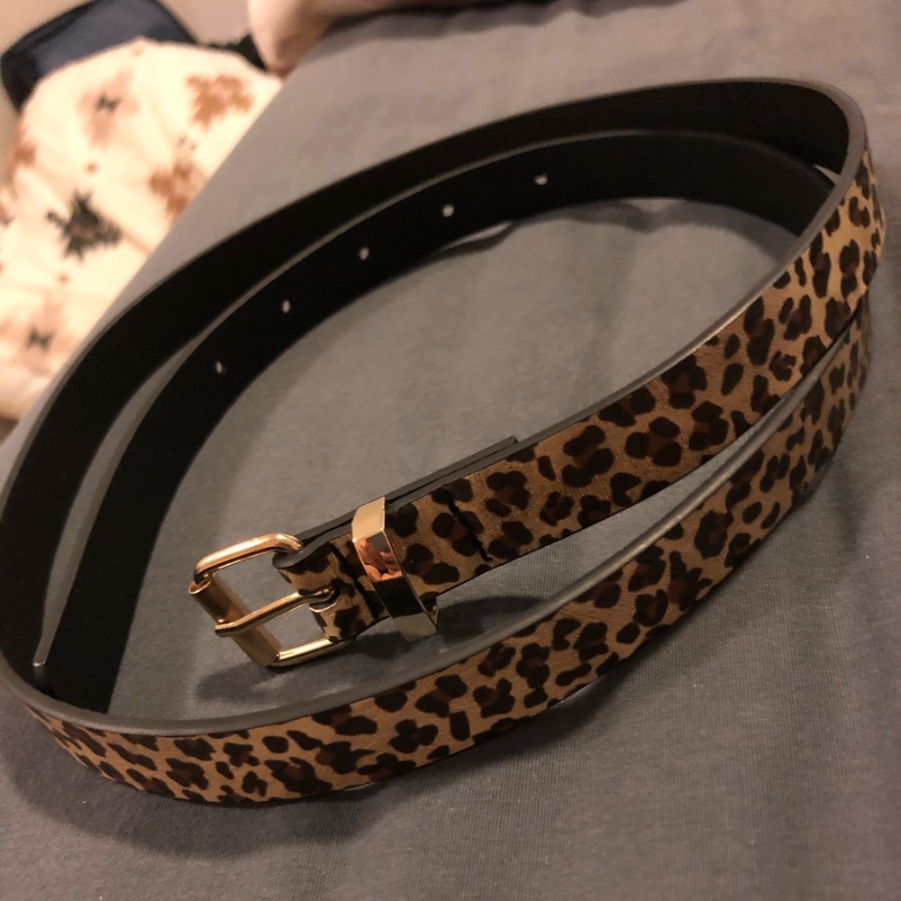 Leopard Print Belt - NWOT